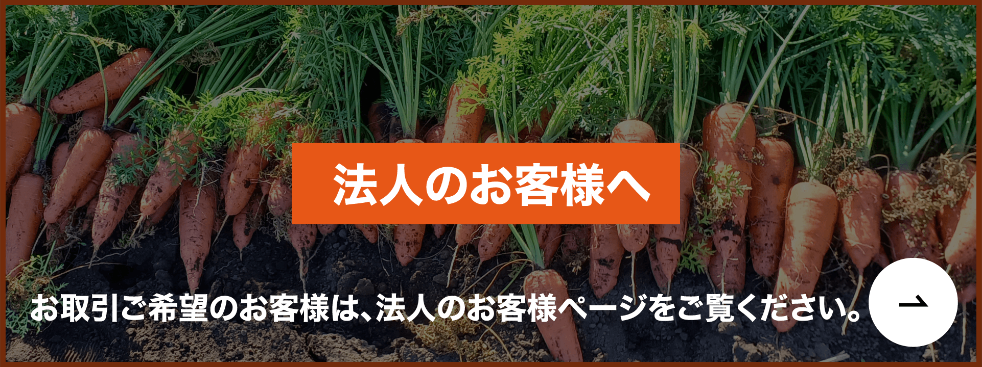 法人のお客様へ お取引ご希望のお客様は、法人のお客様ページをご覧ください。